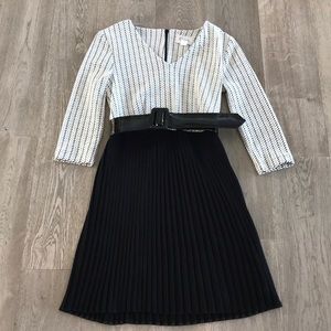 Belted knit dress from Anthropologie